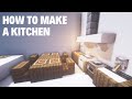 【Minecraft】 How to Make a Kitchen/キッチンの作り方