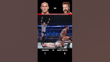 Every Randy Orton vs Sheamus 1 vs 1 Match Result Edit 💥 #wwe