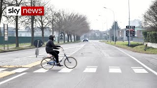 Italian towns in COVID-19 lockdown