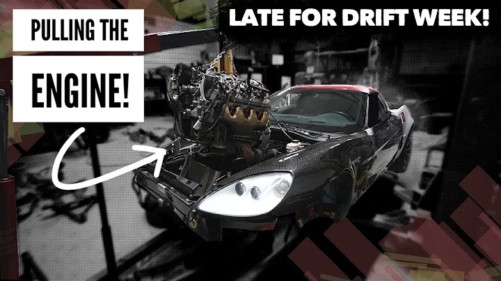 Wrecked Z06 C6 Corvette - Pulling The Engine - Texas Speed Heads and Cam!