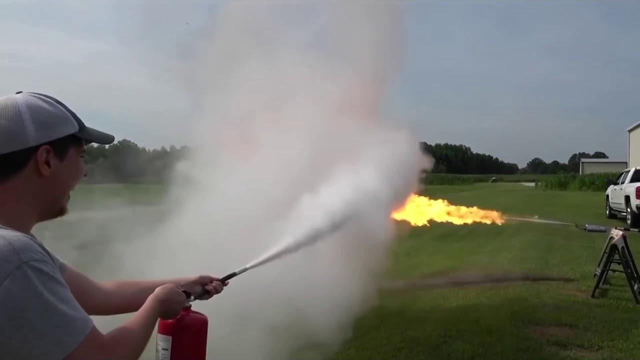 Flame Thrower VS Fire Extinguisher YouTube