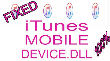 How To Fix iTunesMobileDevice.dll Missing Error - iTunesMobileDevice is Not Installed Windows 10_7_8