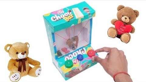 How To Make A CLAW MACHINE with cardboard | Hacker4u