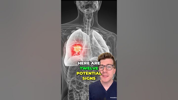 LUNG CANCER - 12 potential signs and symptoms #shorts #health