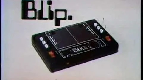 BLIP video game by Tomy commercial 1979