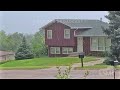 06-28-2023 Rapid City, SD - Hail Overtakes Black Hills Neighborhood