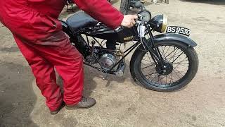 1927 Francis Barnett 147cc at Andy Tiernans #09548FRT