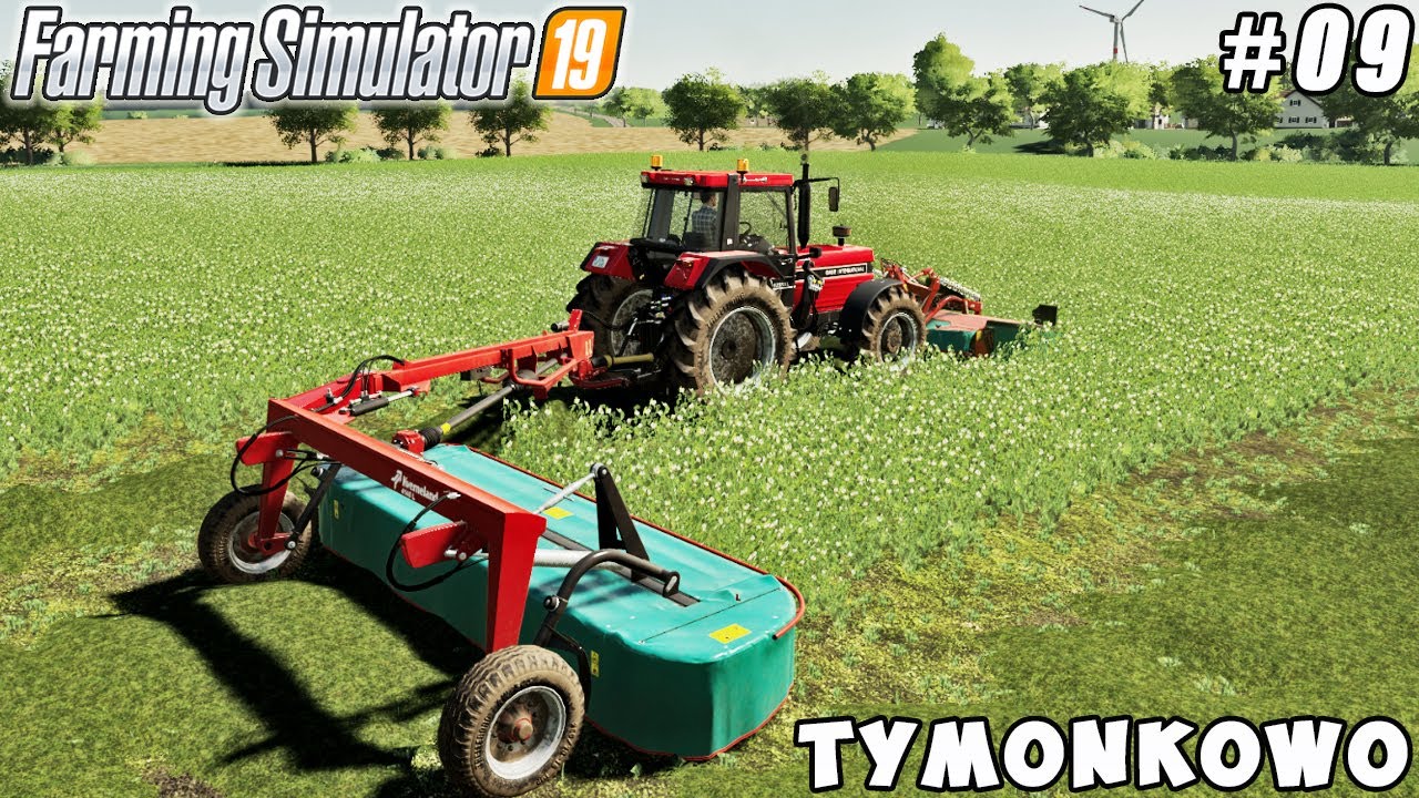 Selling straw pellets, mowing & raking clover Tymonkowo Farming