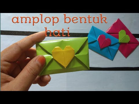 Cara Membuat Amplop Surat Ada Burungnya How To Fold Bird Envlope Easy Amplop Burung Surat