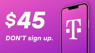 T-Mobile's new $45 Essentials plan is GARBAGE.