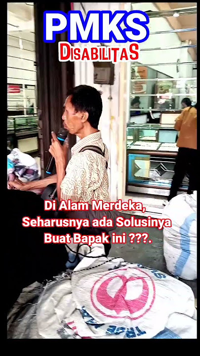 PMKS. Disabilitas. #shorts #pmks #gelandangan #dinsos