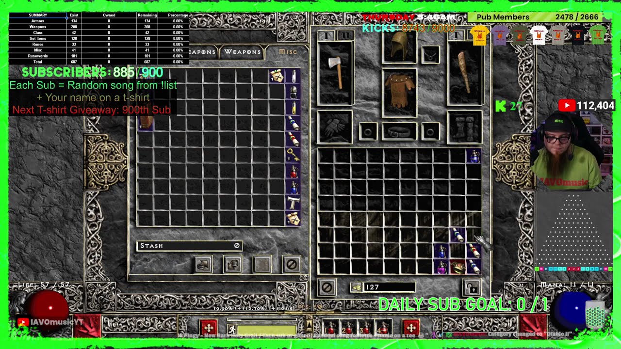 🎸 Bassist 🎸 / Project Diablo 2 - Plugy Holy Grail Day 1 