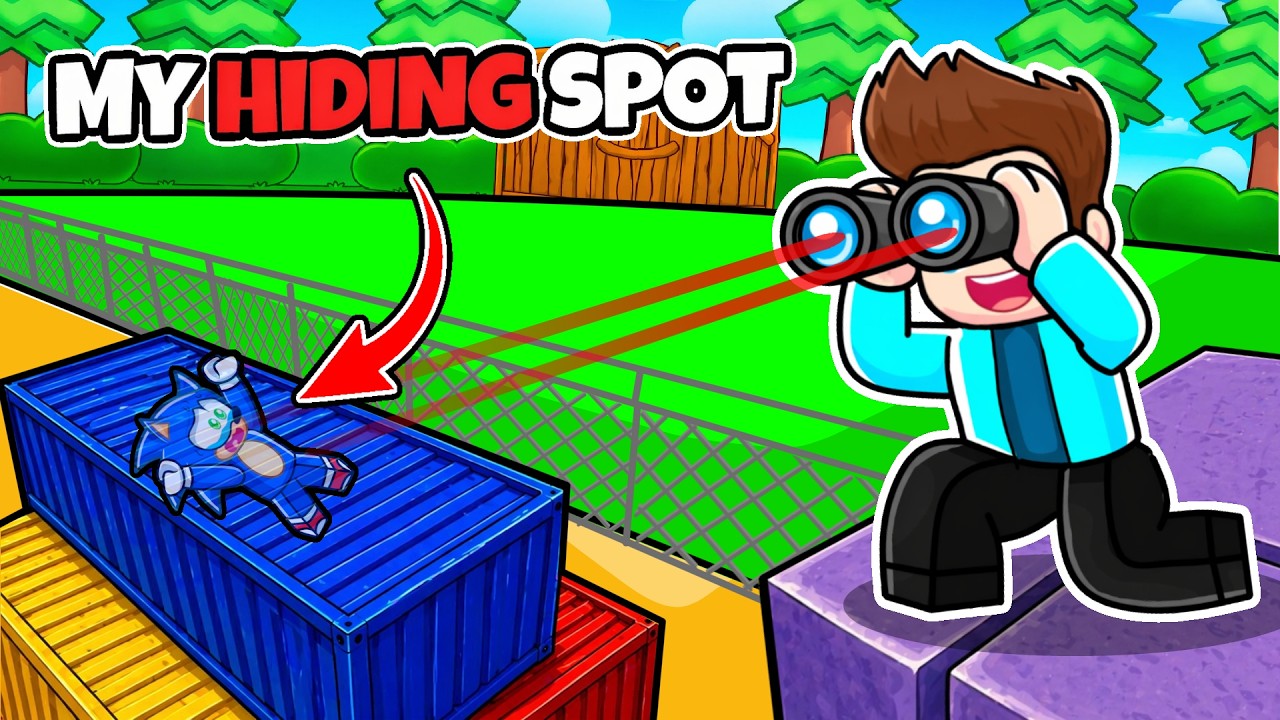 CAMO HIDE AND SEEK IN ROBLOX !!