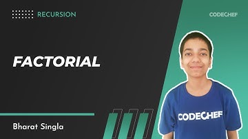 3. Factorial | Recursion | Bharat Singla