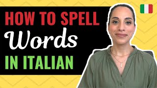 Italian Alphabet Pronunciation: how to SPELL words in Italian (even tricky ones!)