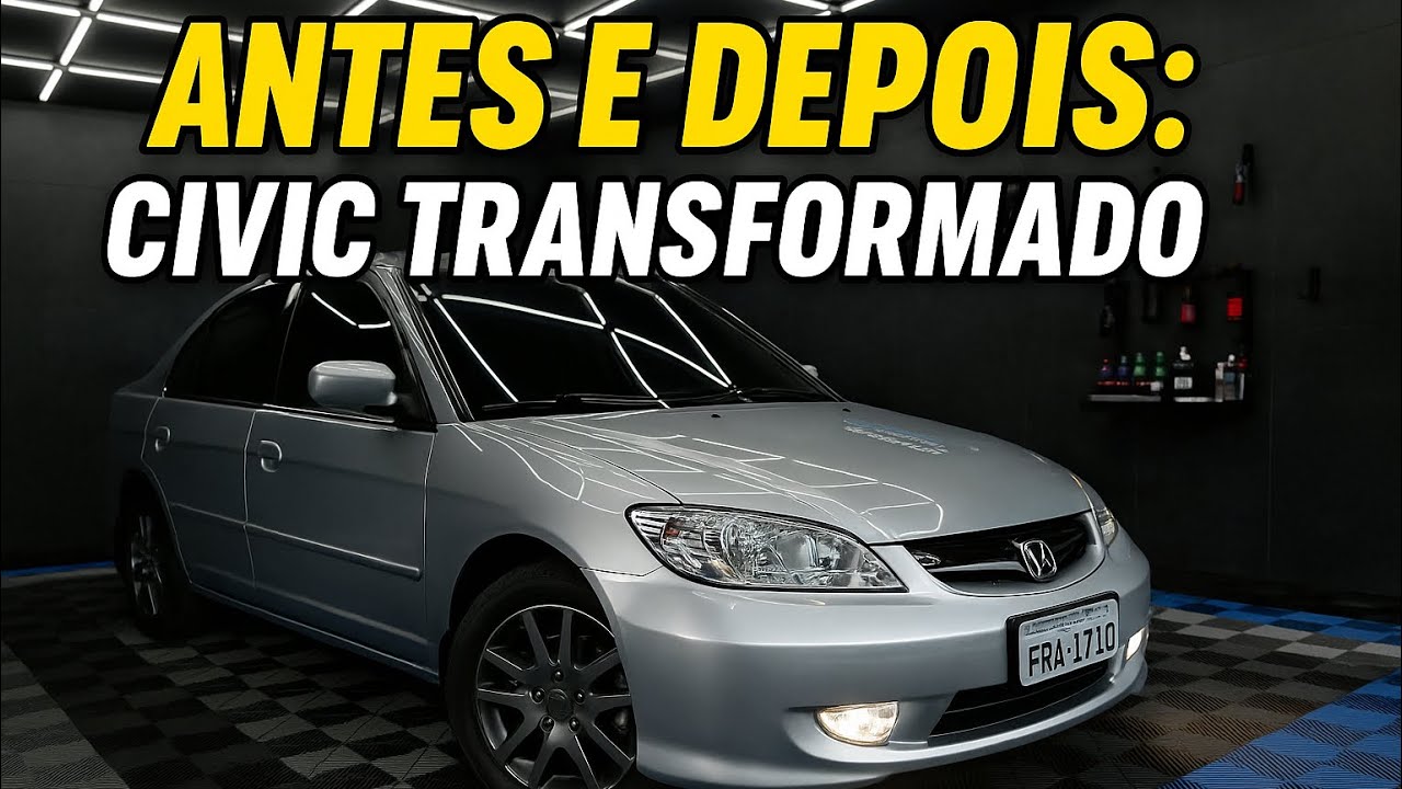 Transformando o Civic G7 - Upgrades estéticos que fizeram diferença - Antes e Depois