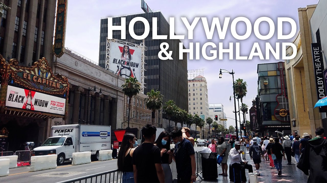 [LA Street View Tour] Hollywood & Highland [4K] - YouTube