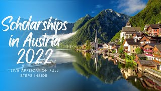 Scholarships in Austria 2022 | Fully Funded Government Scholarships Study in Austria Free visa jobs