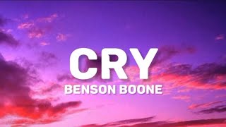 Benson Boone - Cry (Lyrics)