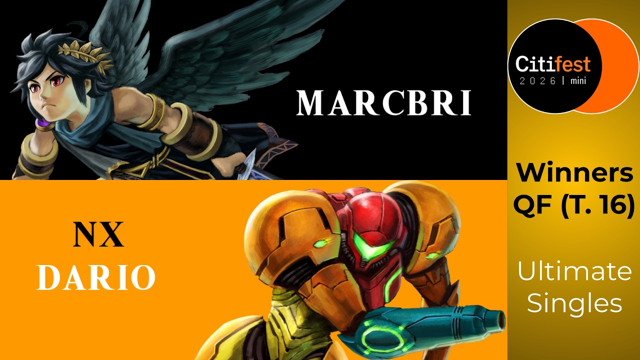 Marcbri (Dark Pit) vs. NX | Darío (Samus) [Winners QF, Citifest Mini, Ultimate Singles]