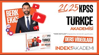 20- 2025 Kpss - Türkçe - Paragraf Cümle Ekleme, Yer Değiştirme, Paragrafta Sıralama -Berk Eki̇ci̇