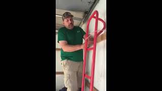 Trucker Knot for strapping furniture in moving van