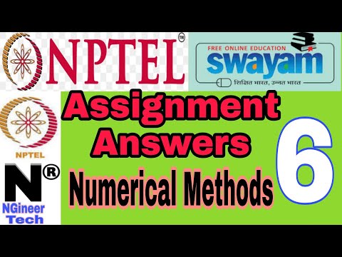 Numerical methods || week 6 assignment 6 answers || Nptel
