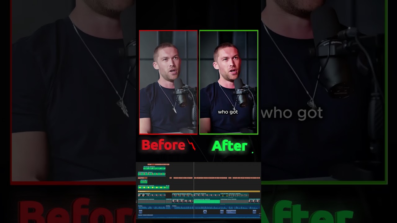 Before and After with Cap-cut #shorts #edit #videoediting