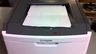 Lexmark E260d Laser Printer - YouTube