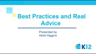 Best Practices and Real Advice