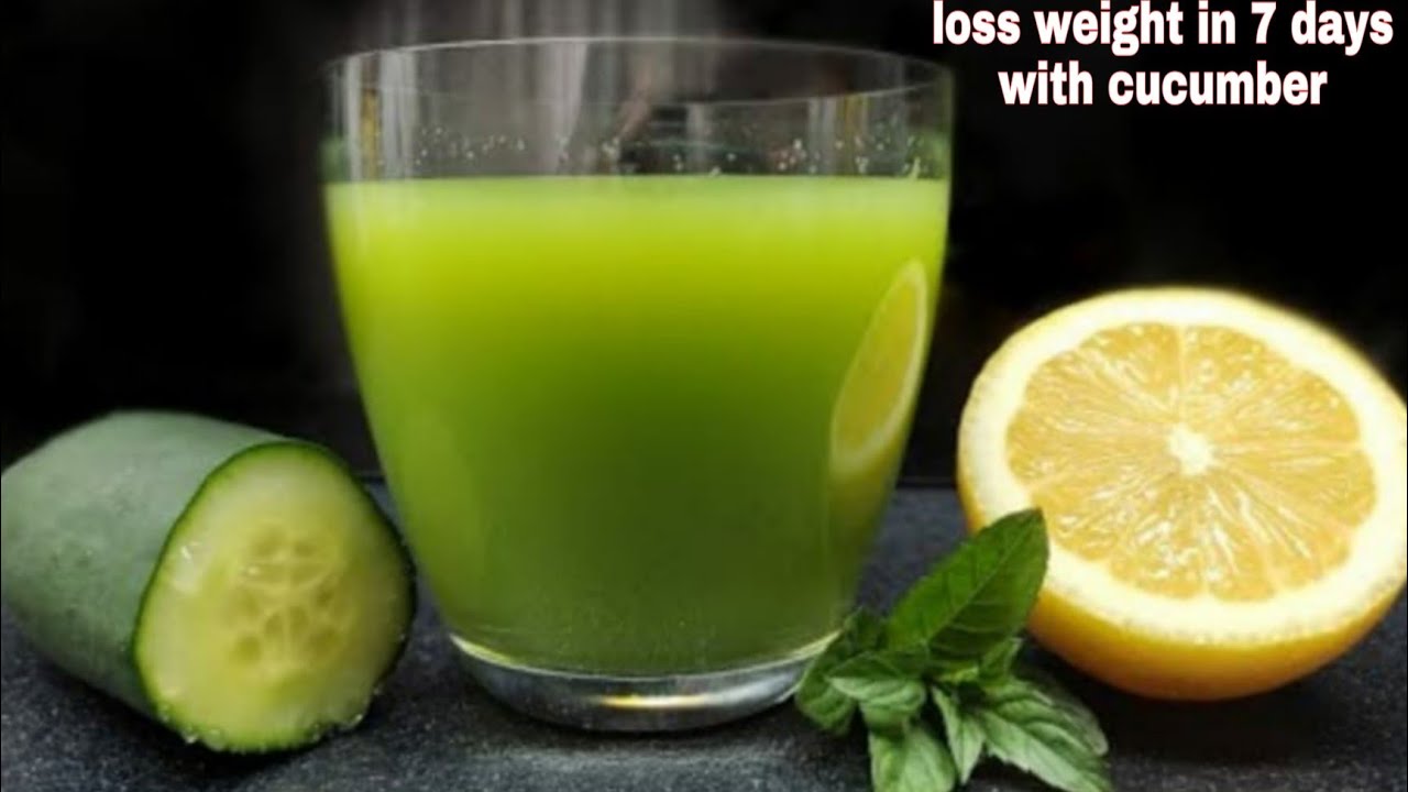 Refreshing cucumber weight loss Drink lose Weight in 7 day with