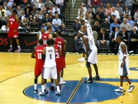 Wizards vs. Sixers (last shot) 11/24/09