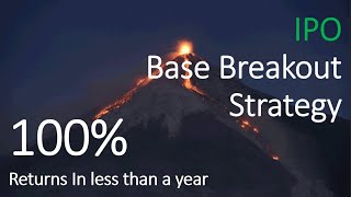 IPO Base Breakout Strategy - Get 100% Return in a Year