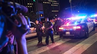 Chaos in Dallas as 12 officers are shot