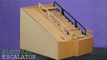 Science Projects | Electric Escalator Working Model