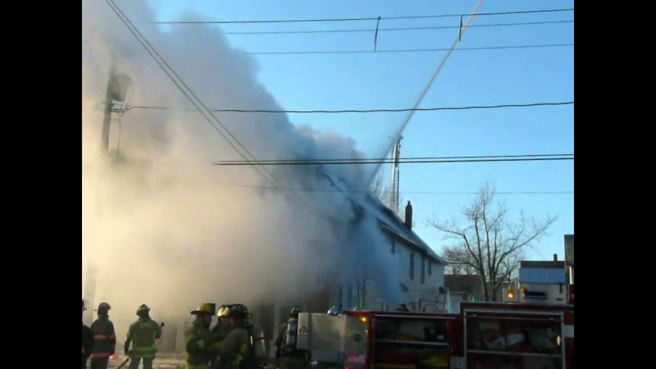 Depew FD Structure Fire 21 Main St YouTube