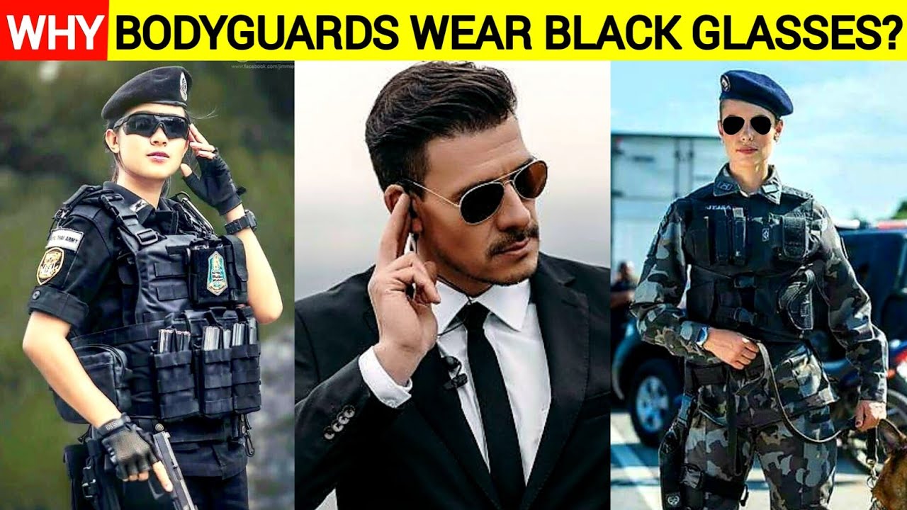 🤔 Why Bodyguards Wear Black Glasses? exercise&workout lifestyle&money