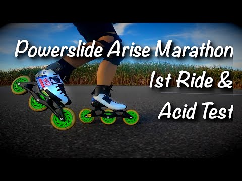 Powerslide Arise Marathon 3x125mm -  1st ride and acid test