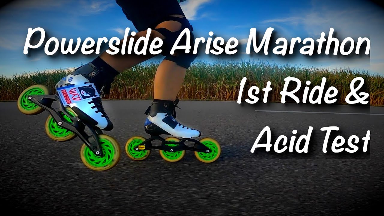 Powerslide Arise Marathon 3x125mm -  1st ride and acid test