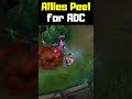 Allies Peel for ADC - League of Legends #shorts
