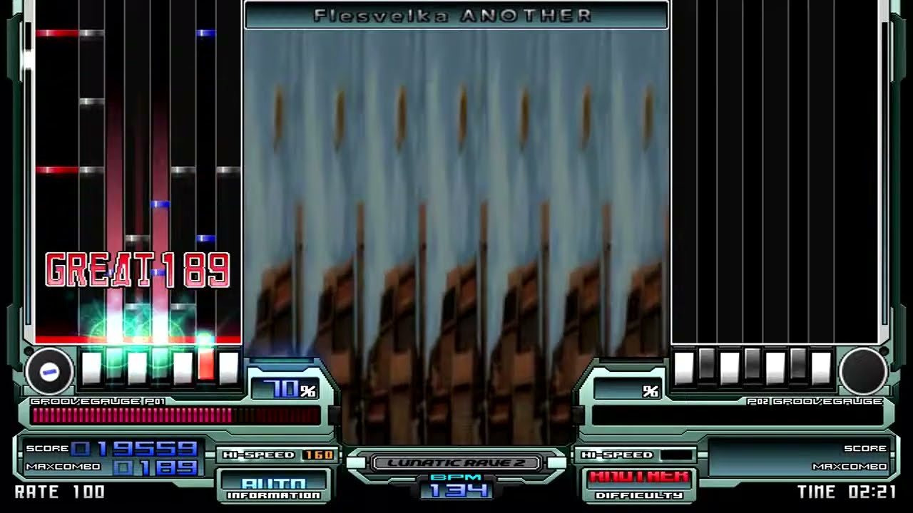 Grand Thaw - Flesvelka -Another-, 134BPM (Genre, Musette. BMS of Fighters 5v7 ~7 Keys~) 【BMS】
