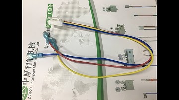 Fully automatic Wire terminal crimping machine with inserting plastic housing &sleeves