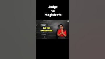 Difference between Judge & Magistrate Explained!🫡