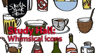 Study Hall - Whimsical icons