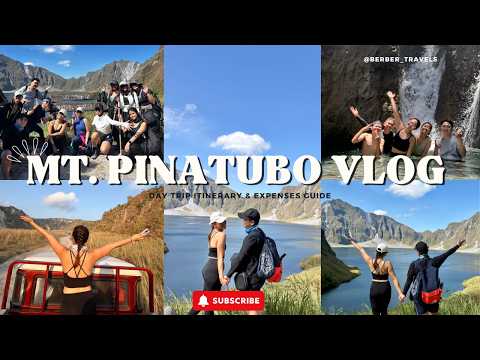 First Time Hiking Mt. Pinatubo! 🇵🇭 Scenic Crater Lake View + Hidden Waterfalls | Adventure Vlog PH