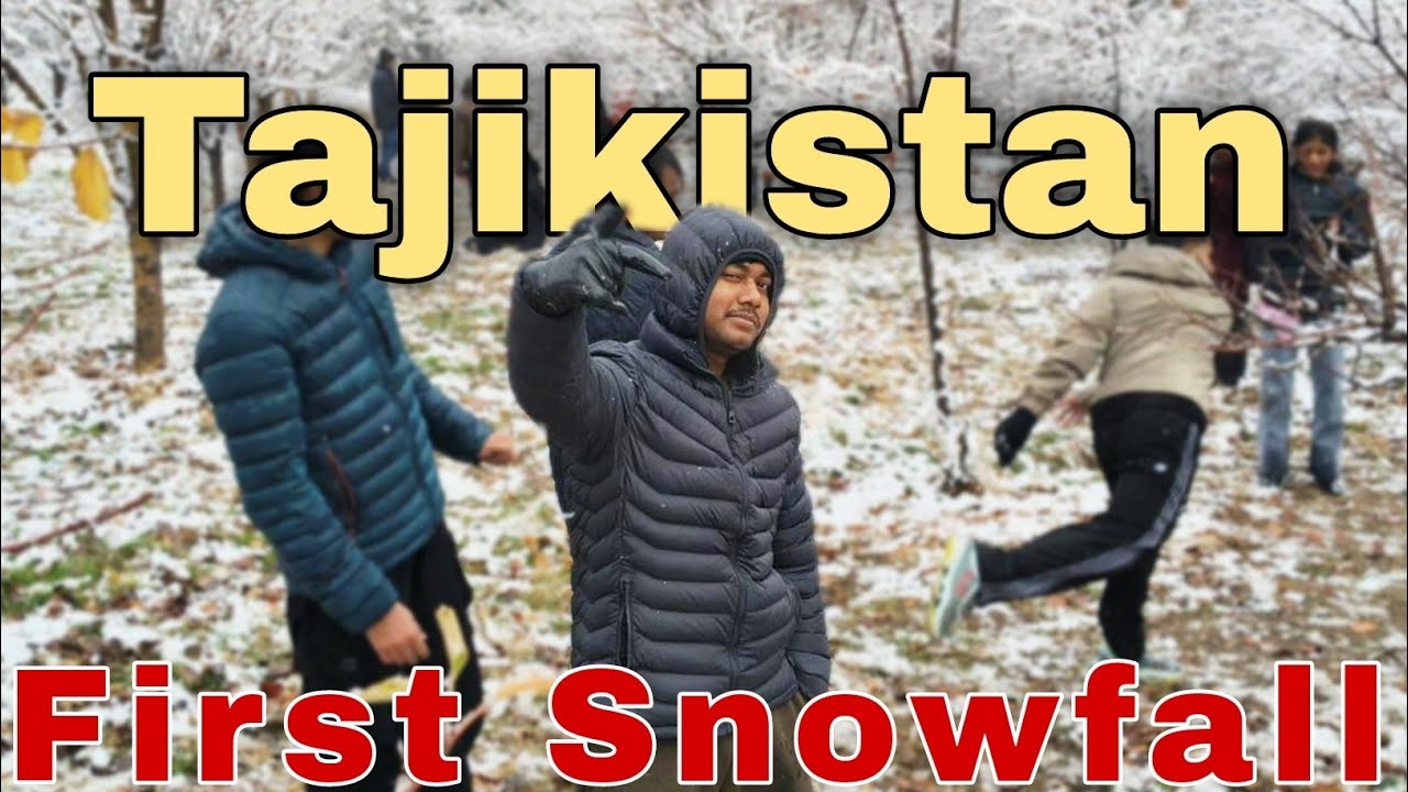First Snowfall in Tajikistan ❄️ | Morning Vlog with Friends | MBBS Life | Tajik National University 