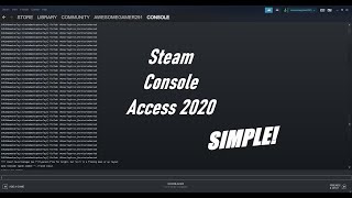 How to open the Steam CONSOLE [Working 2024]