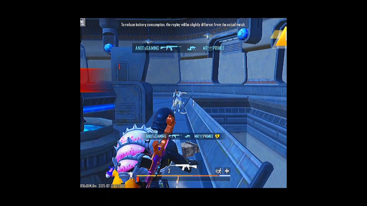 60 FPS Android  Player 1hp 1v4 clutch ANOTxGAMING 😈