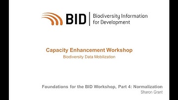 BID Workshop - Activity IV.03 Part 04 - Data Normalization