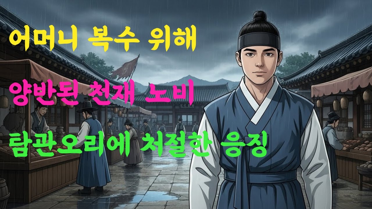 어머니 복수 위해 양반 된 천재 노비, 탐관오리를 완벽하게 응징ㅣ야담ㅣ만담ㅣ옛날이야기ㅣ수면동화ㅣ전설ㅣ사연ㅣ